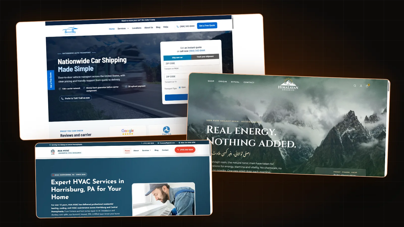 Web Design & CRO: real client work