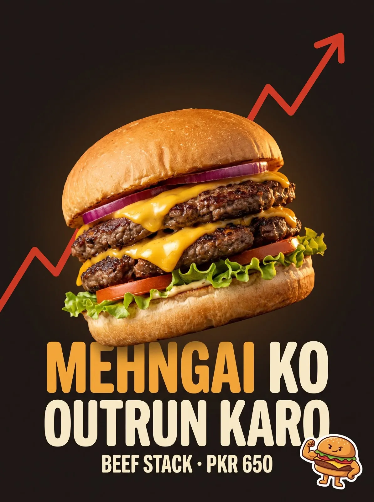 Cavalry's: A meme-led social series for a beef burger brand.