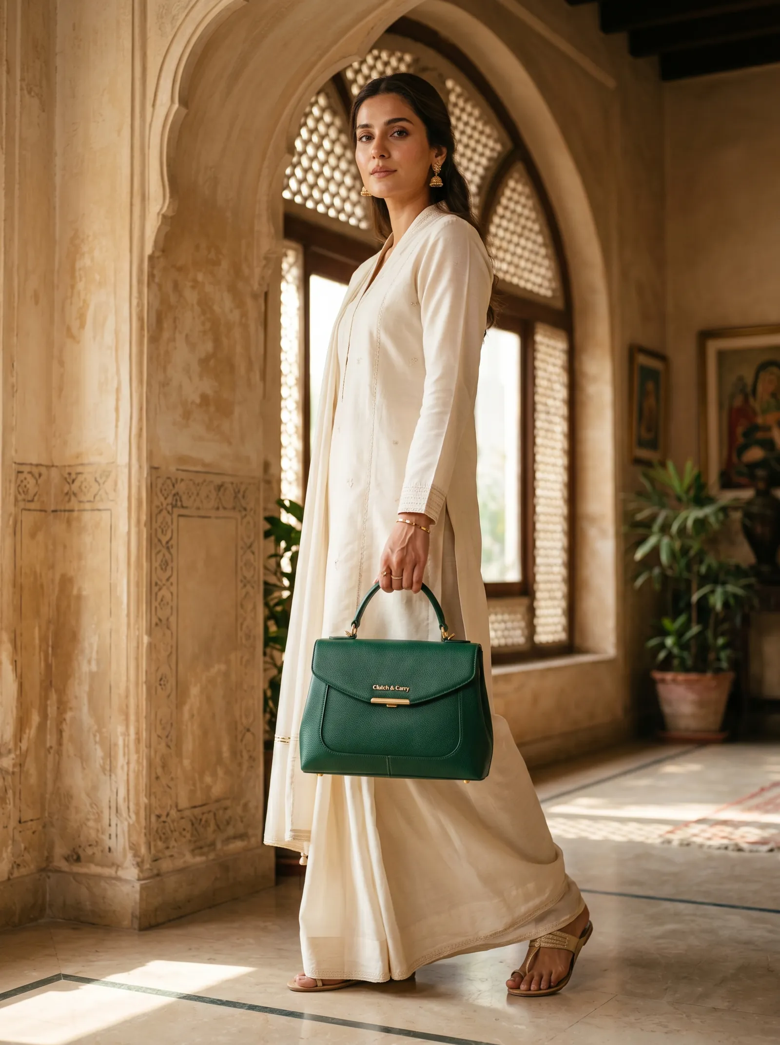 Clutch & Carry: A full handbag catalogue, no studio.