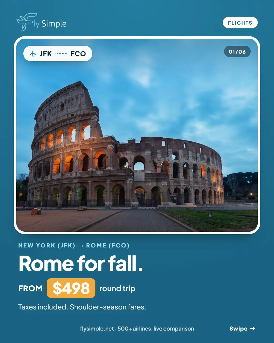 FlySimple: From concept to a live travel platform in 20 days.