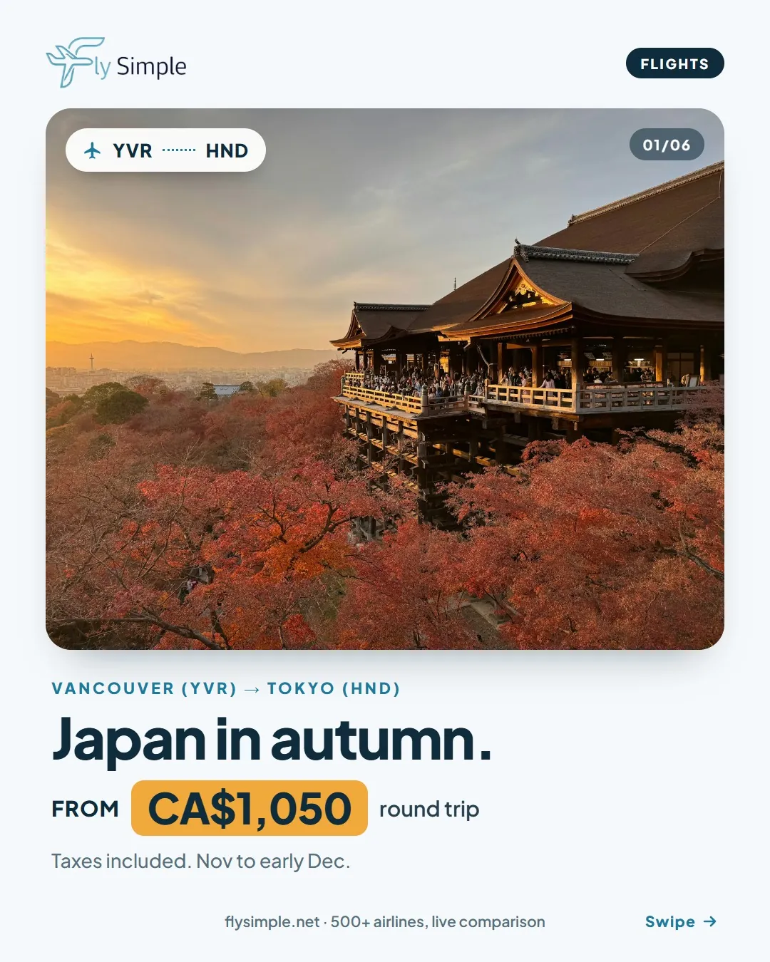 FlySimple: From concept to a live travel platform in 20 days.