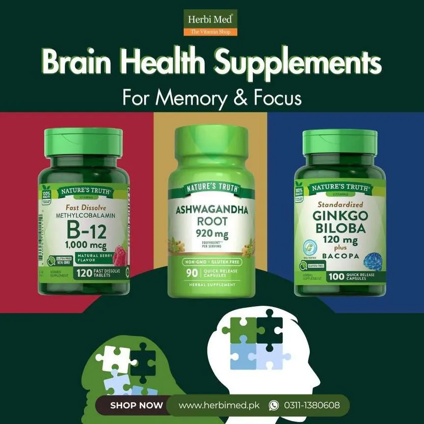 Herbi Med: A supplement ad series built to explain, not just decorate.