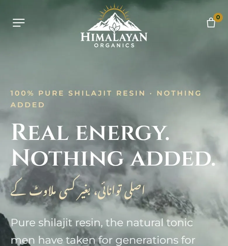 Himalayan Organics: A full rebrand, shot entirely with AI.